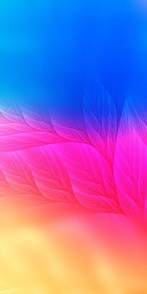 Redmi 9 Colorful Leaves Pattern Wallpaper