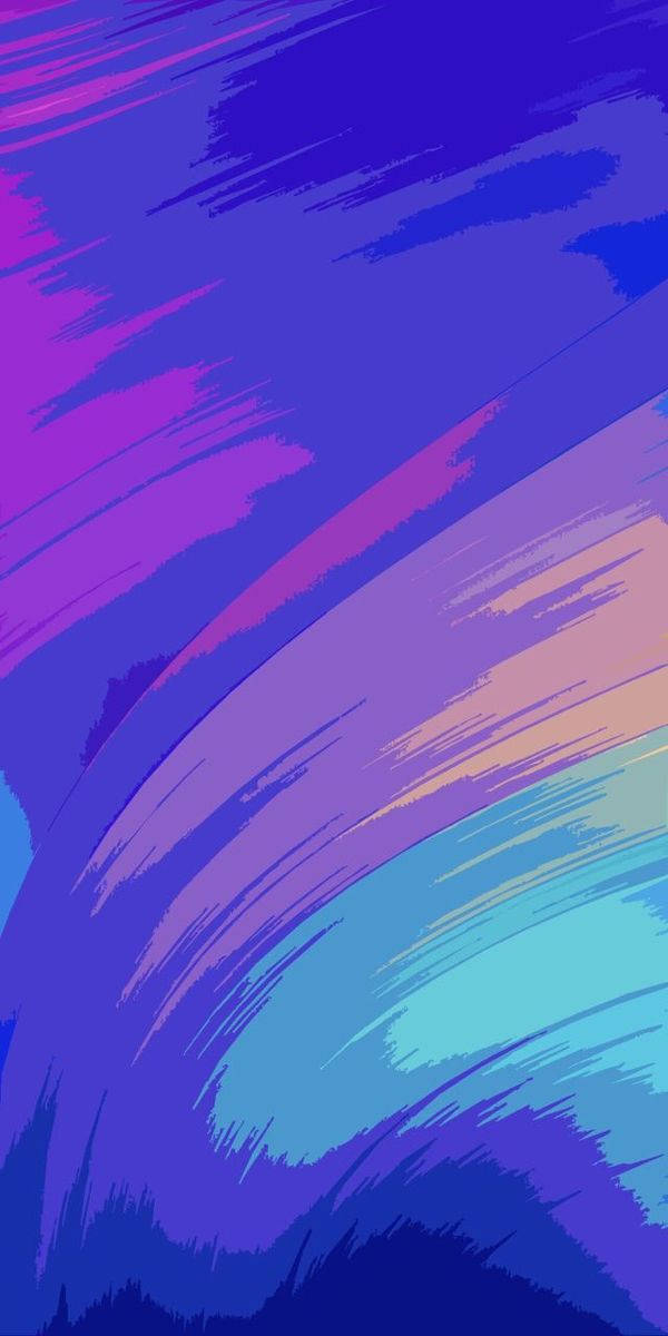 Redmi 9 Displaying Vibrant Abstract Design Wallpaper