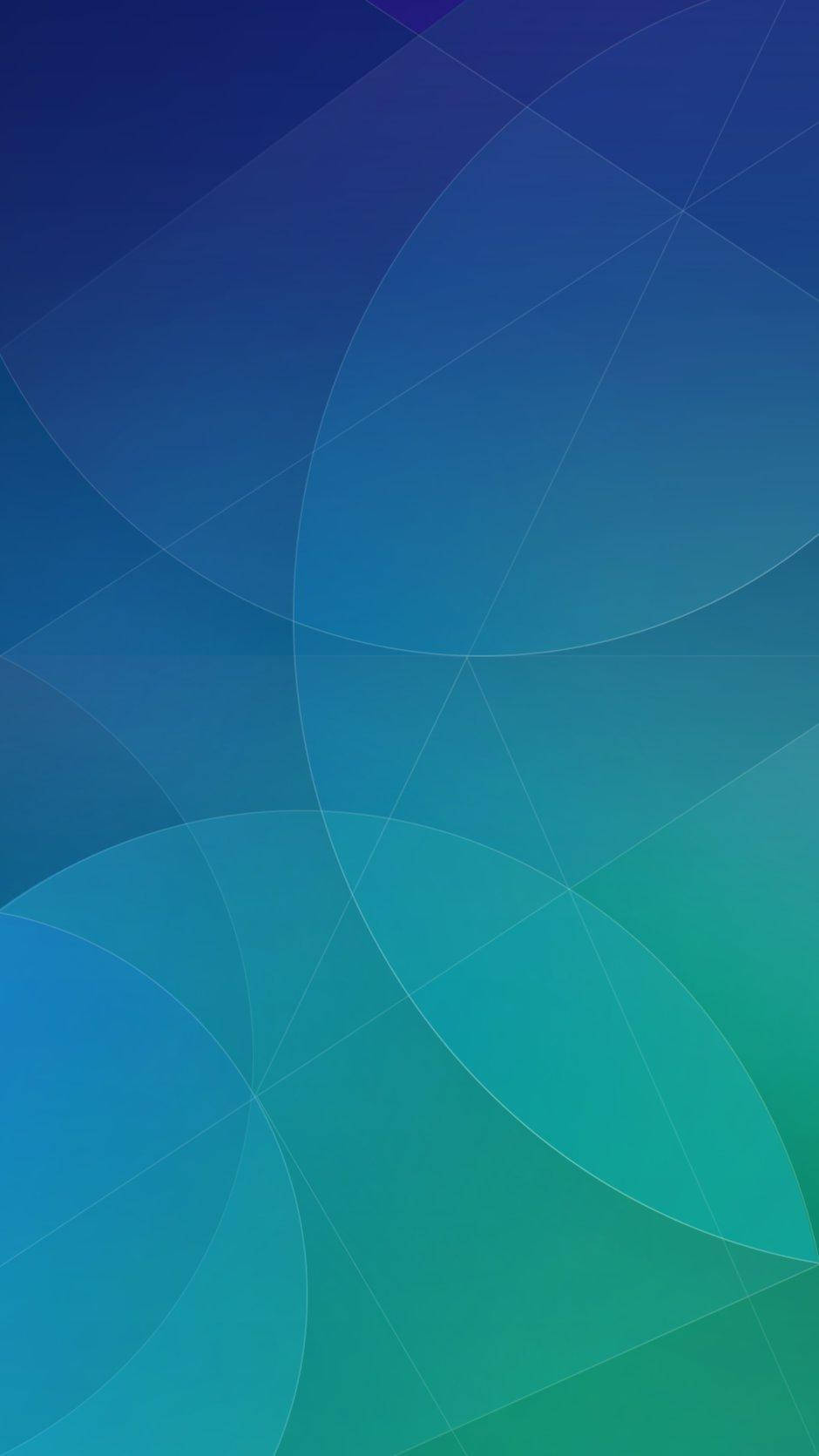 Redmi 9 Gradient Circular Lines Wallpaper