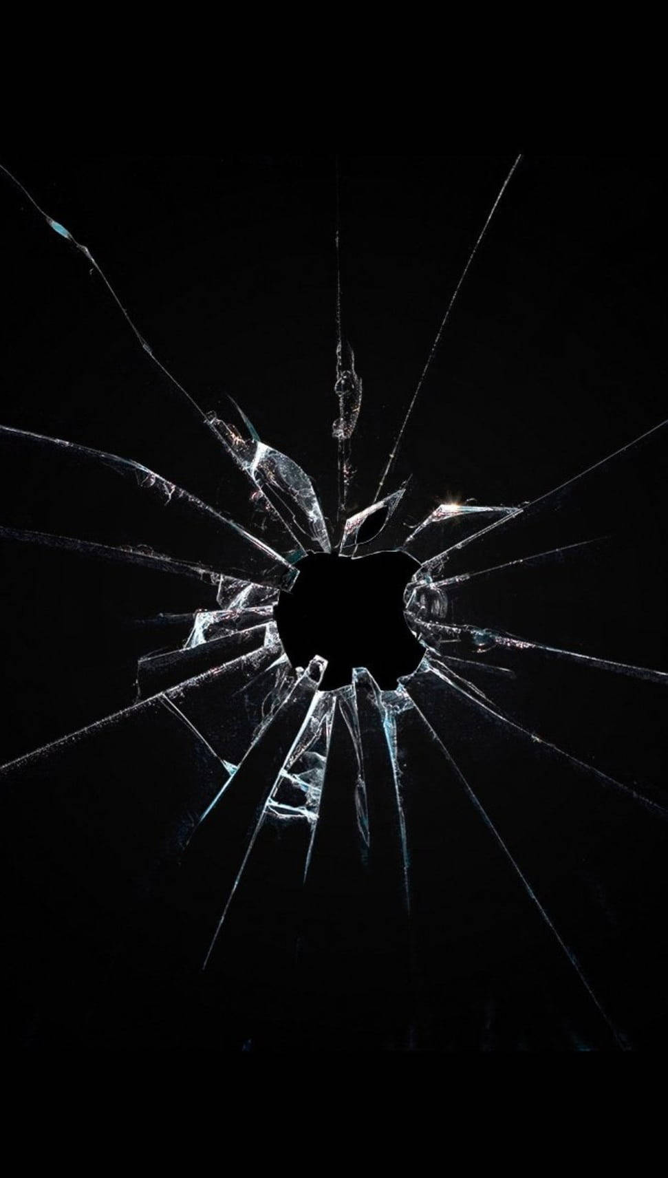 Reflective Shards Of Broken Glass Wallpaper