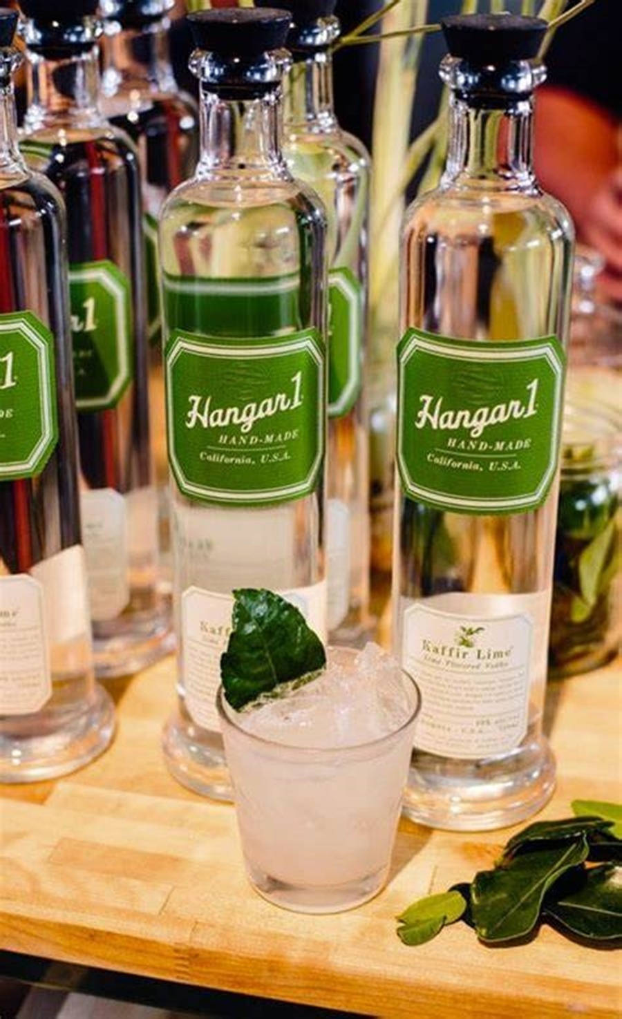 Refreshing Hangar 1 Vodka With A Lime Twist Wallpaper