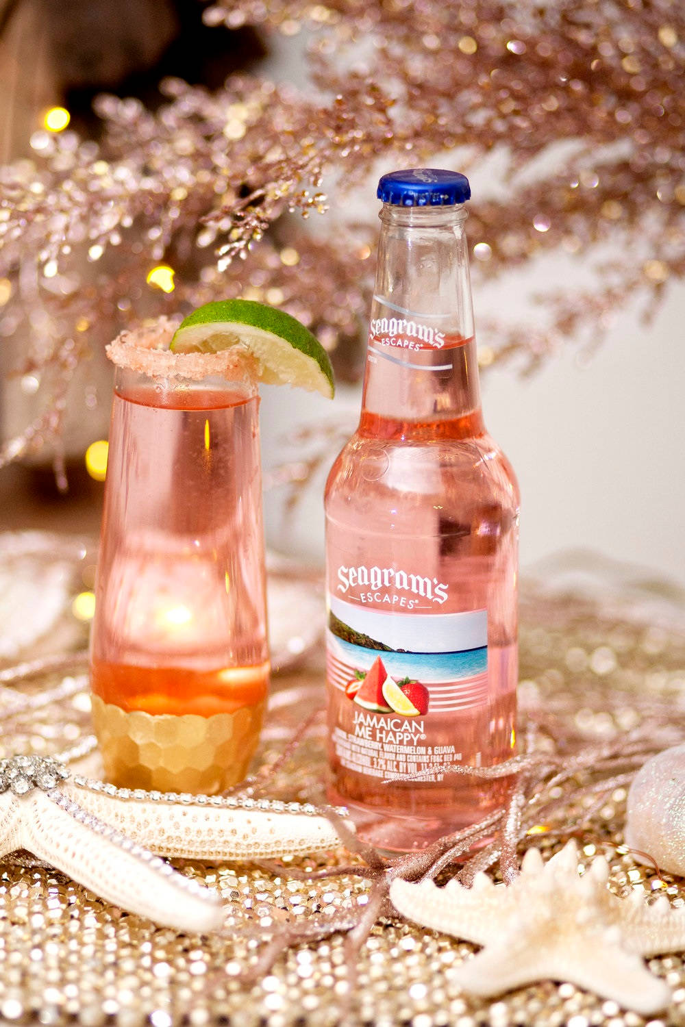 Refreshing Seagram's Jamaican Me Happy Drink Wallpaper