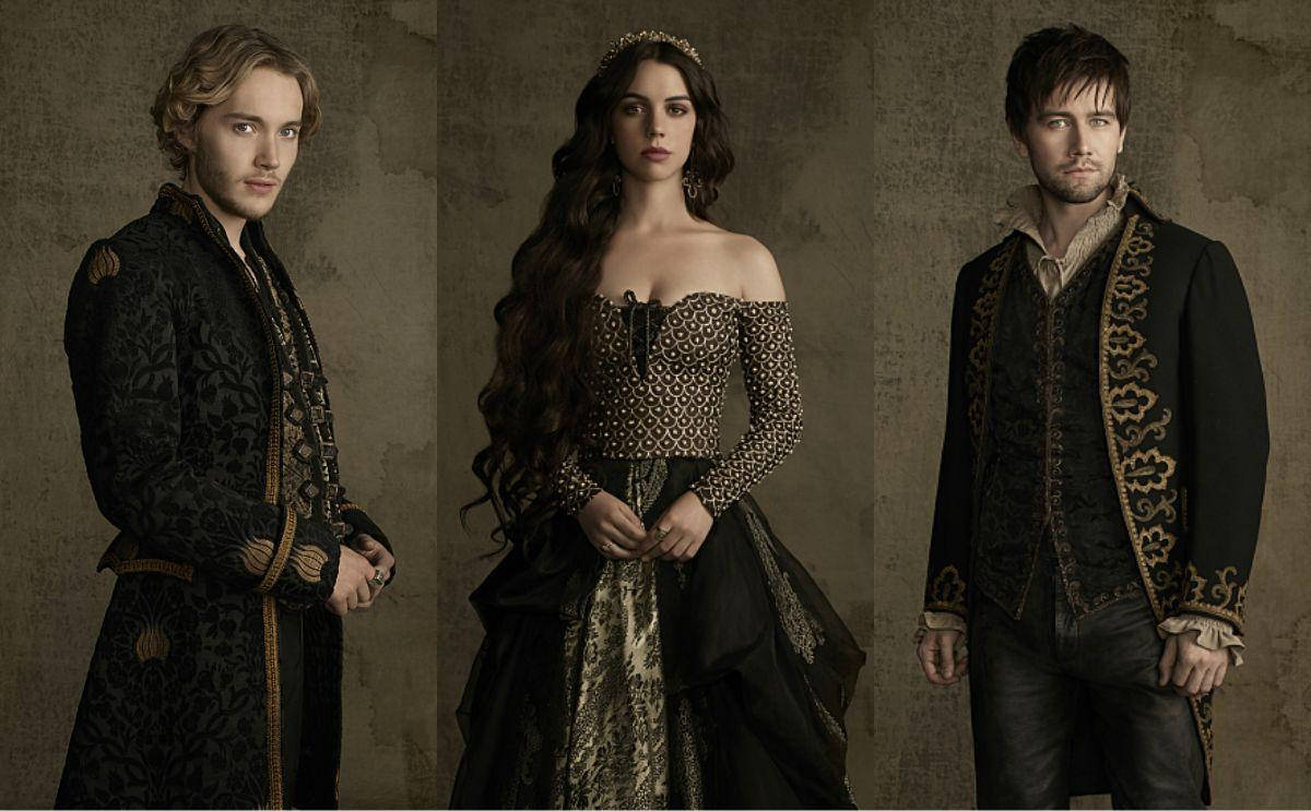 Reign Tv Series Cast Collage Wallpaper