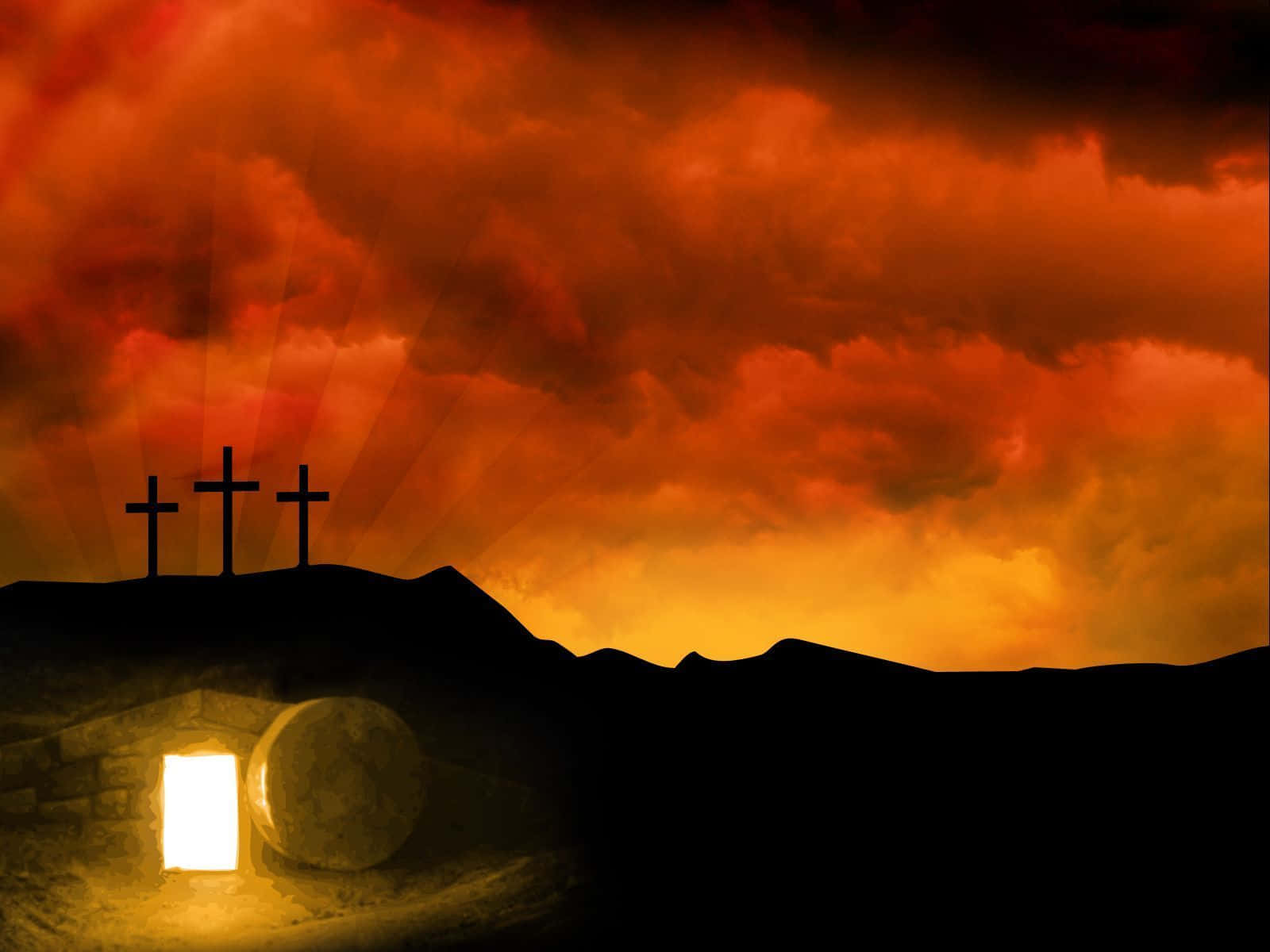 Religious Easter Resurrection Wallpaper