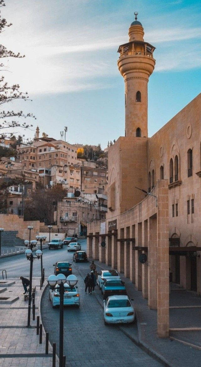 Religious Mosque In Jordan Wallpaper