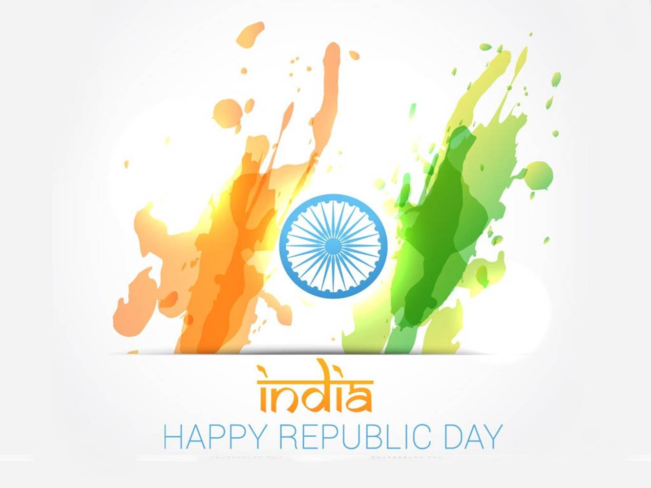 Republic Day Abstract Art Wallpaper