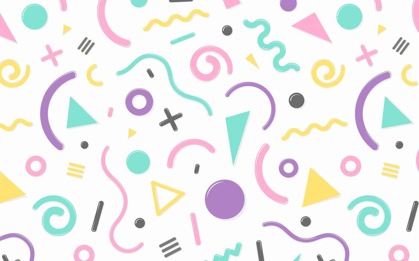 Retro Cute Pastel Wallpaper