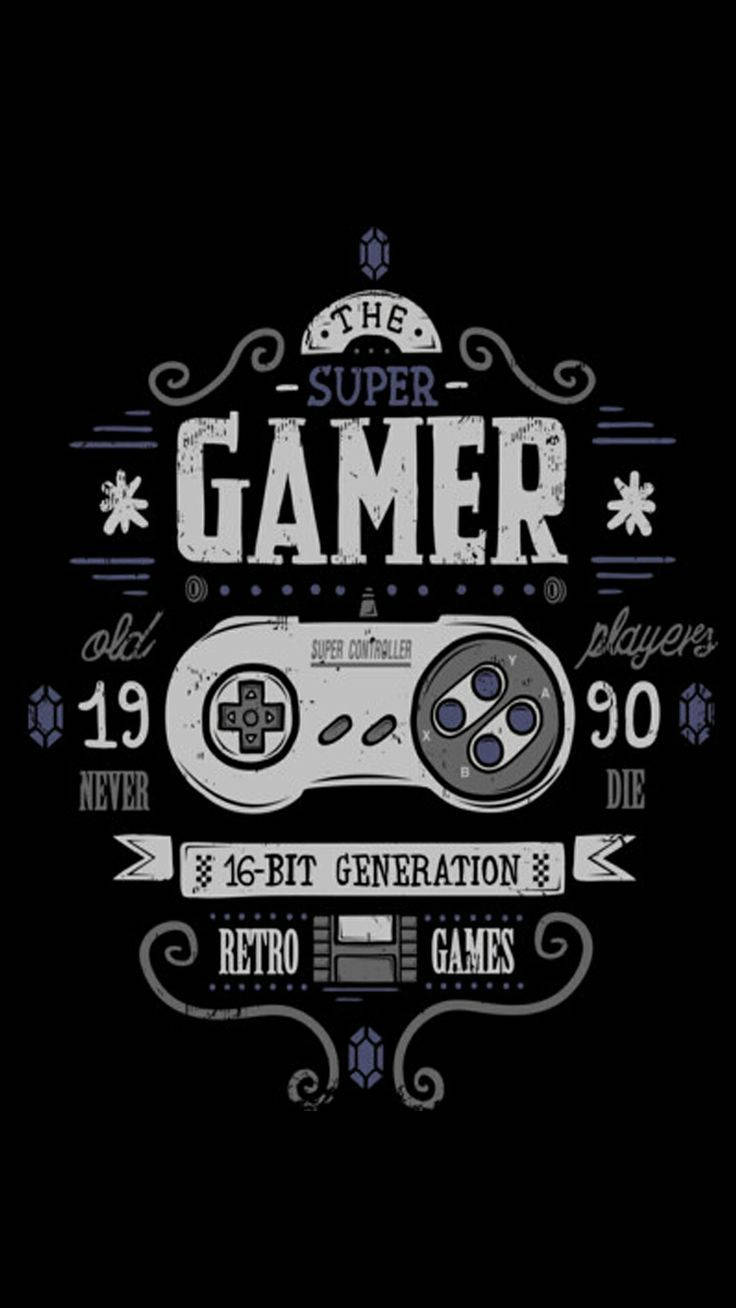 Retro Gamer Magazine With Gaming Phone Wallpaper