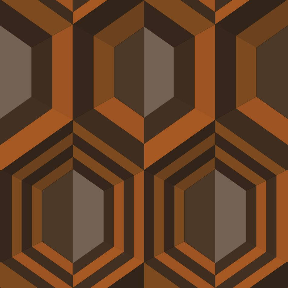 Retro Hexagon Wallpaper