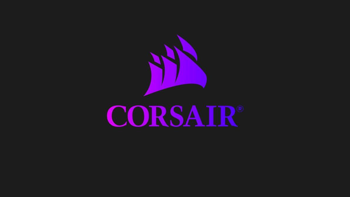 Rgb Corsair Logo Black Wallpaper