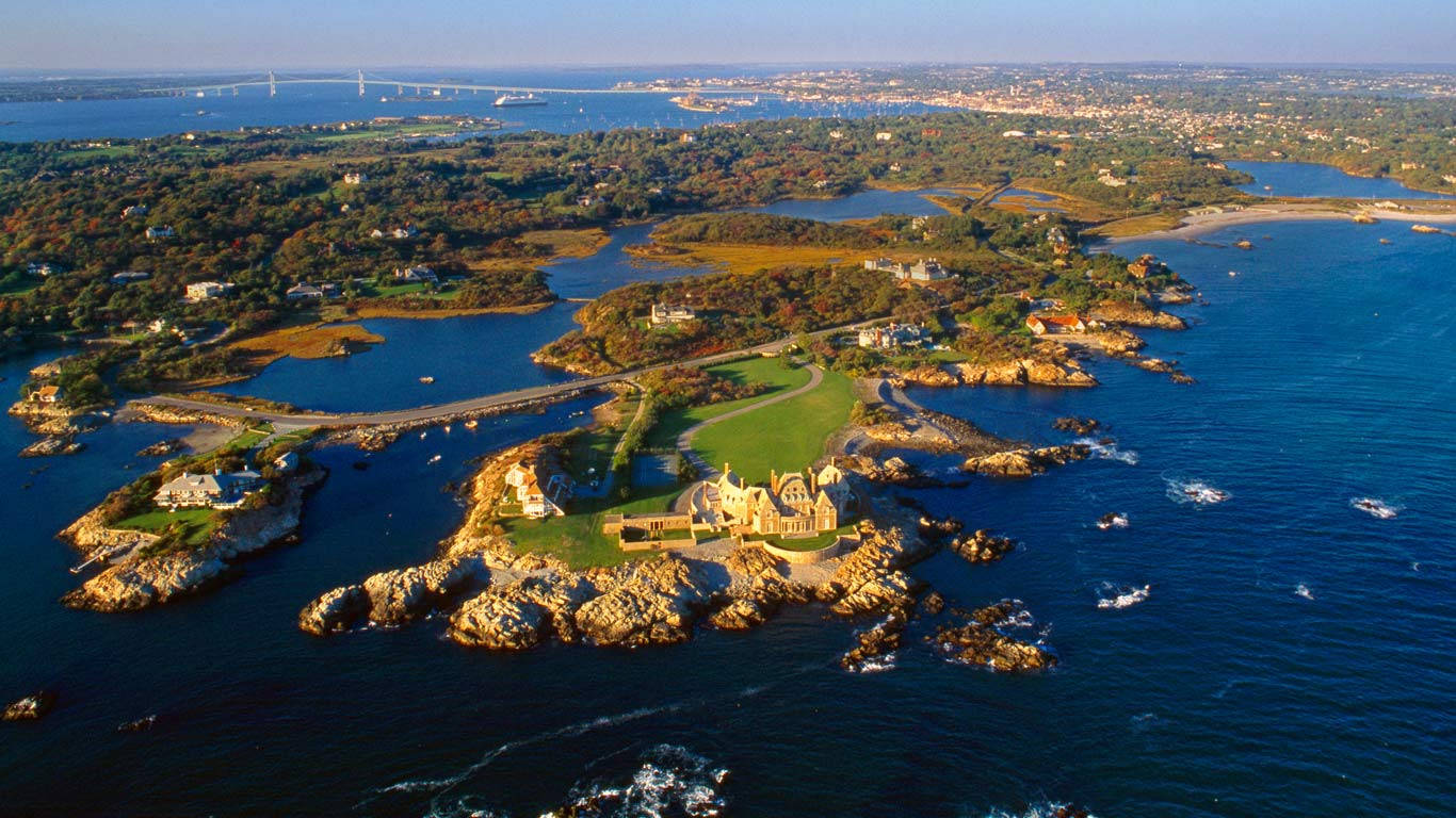 Rhode Island Aerial Shot Wallpaper