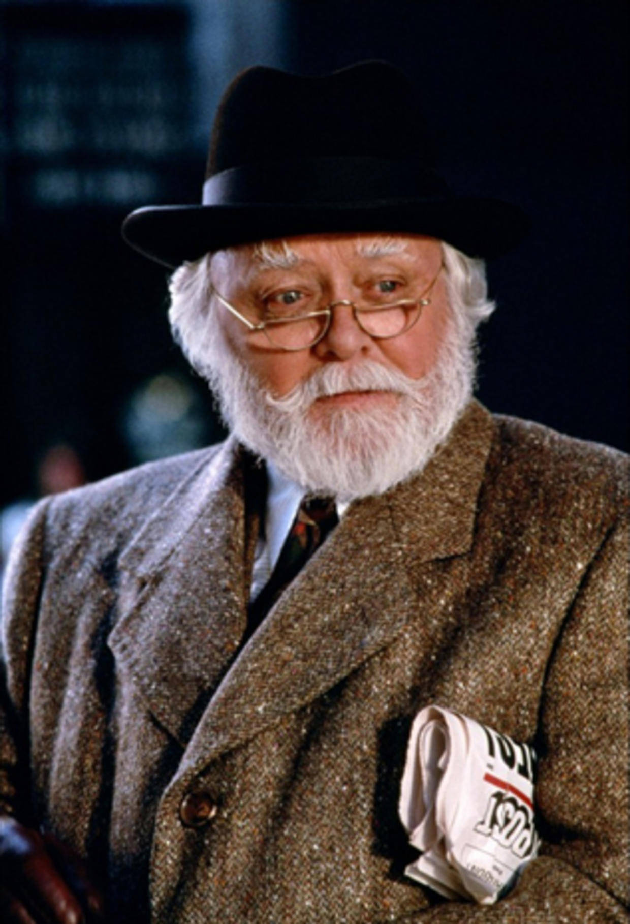 Richard Attenborough In Top Hat Wallpaper