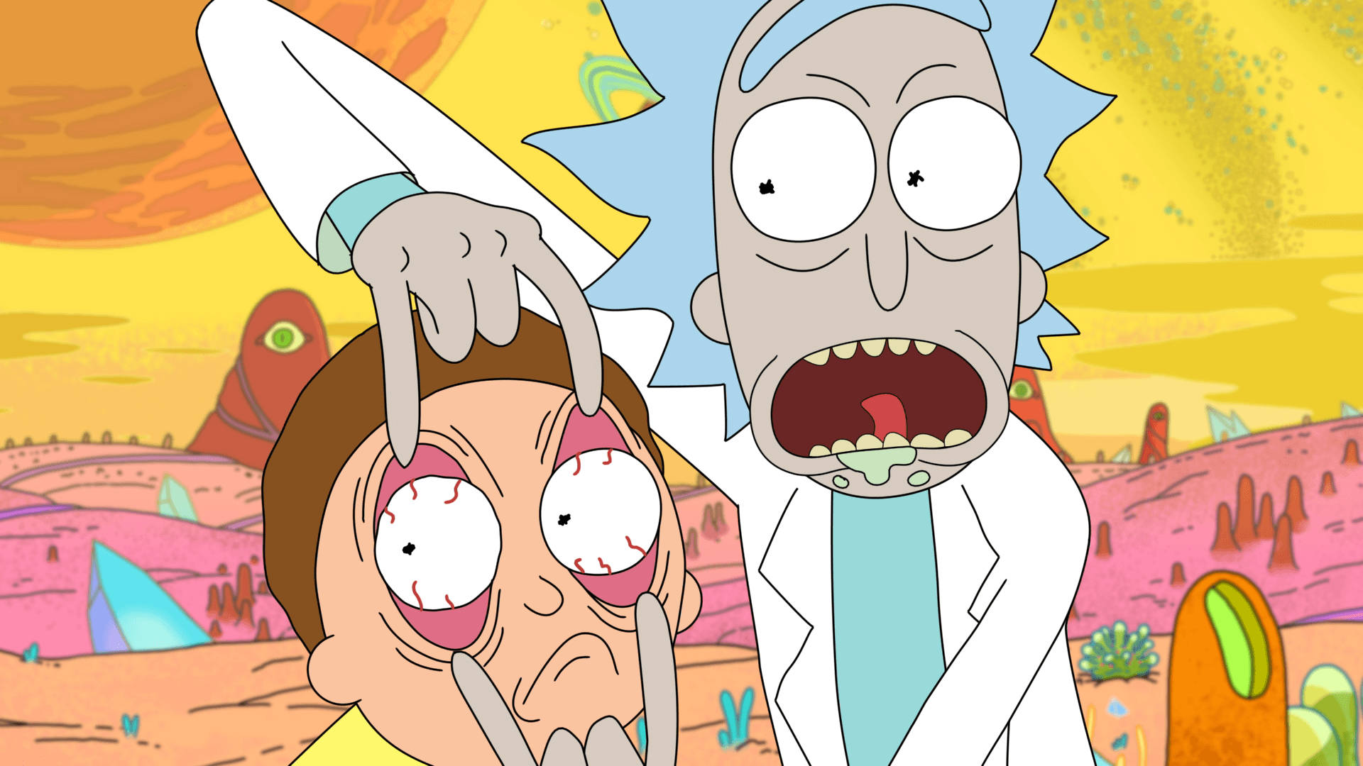 Rick And Morty Season 1 Raising Gazorpazorp Wallpaper