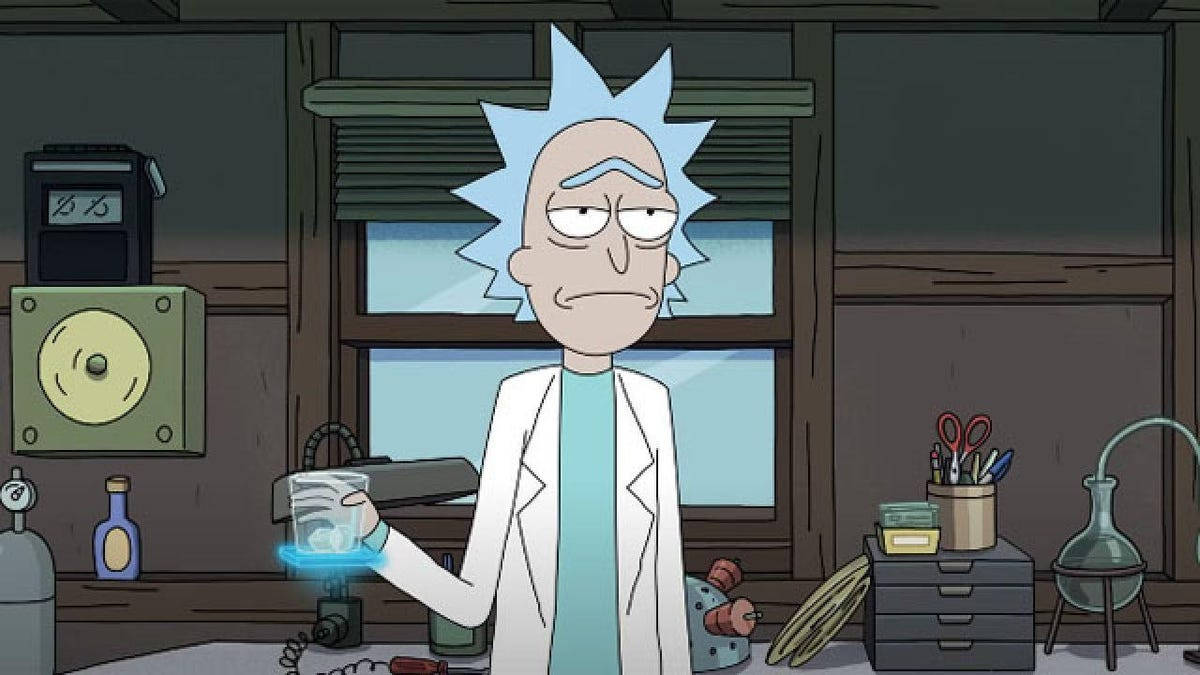 Rick Sanchez Sad Face Look Wallpaper