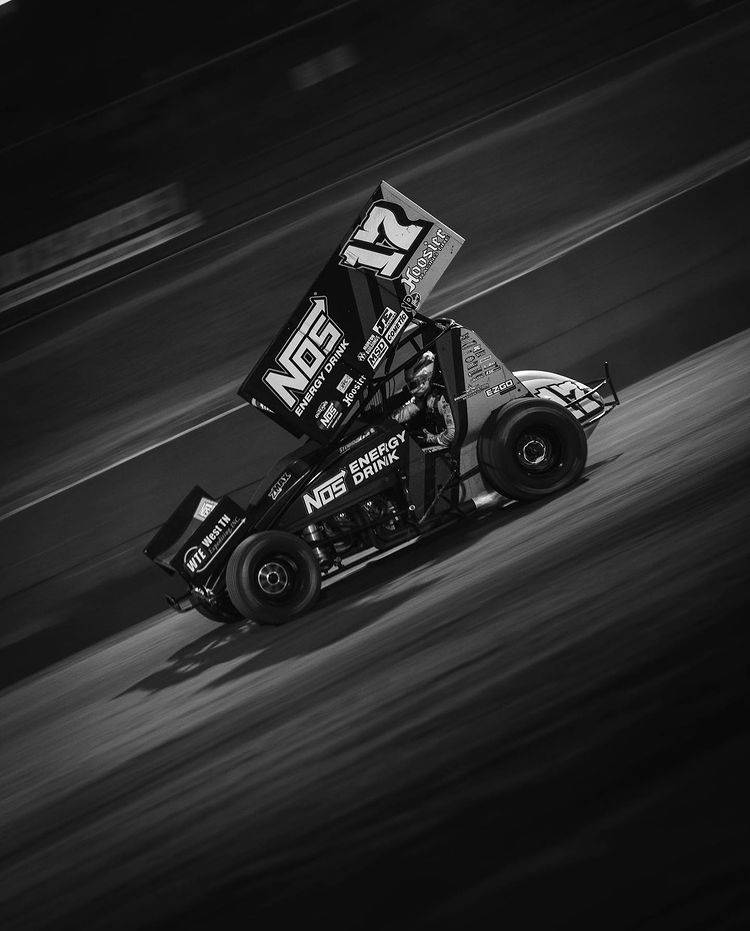 Ricky Stenhouse Jr. In Sprint Car Wallpaper