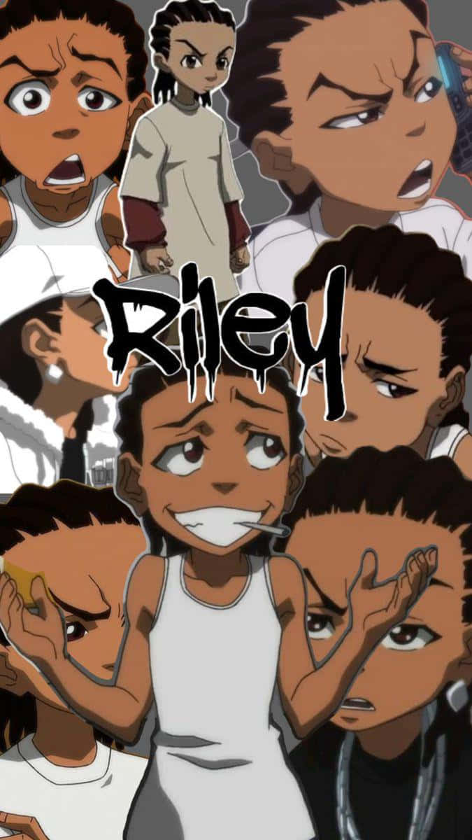 Riley Freeman Expressions Collage Wallpaper