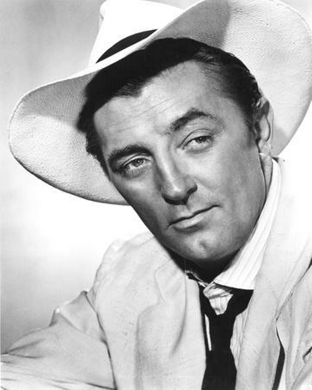 Robert Mitchum Black And White Cowboy Wallpaper