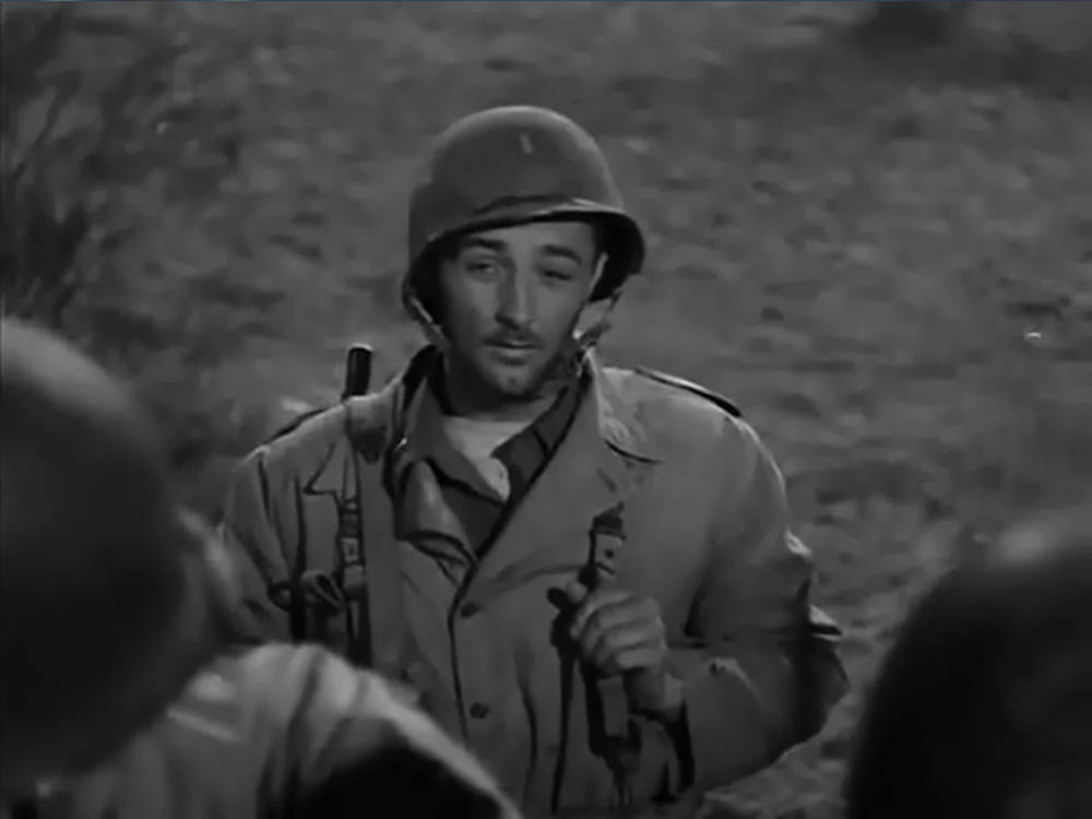 Robert Mitchum Black And White Soldier Wallpaper