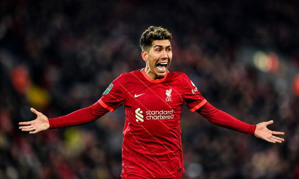 Roberto Firmino Angry Hands Apart Wallpaper