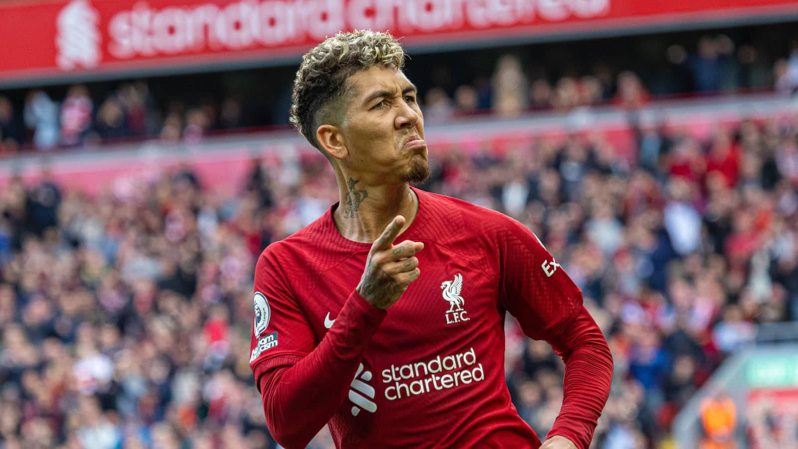 Roberto Firmino Funny Face Wallpaper