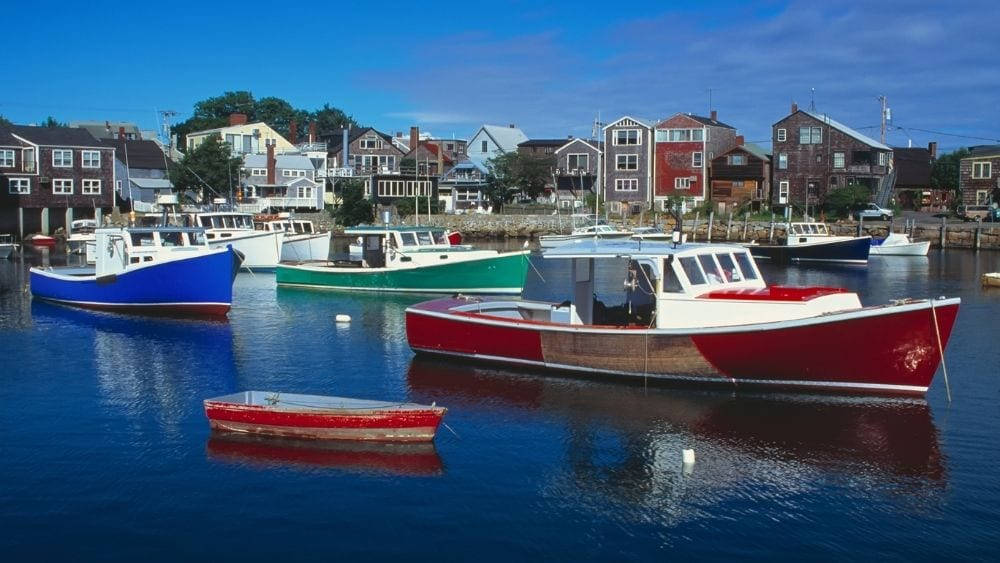 Rockport Massachusetts Harbor Wallpaper