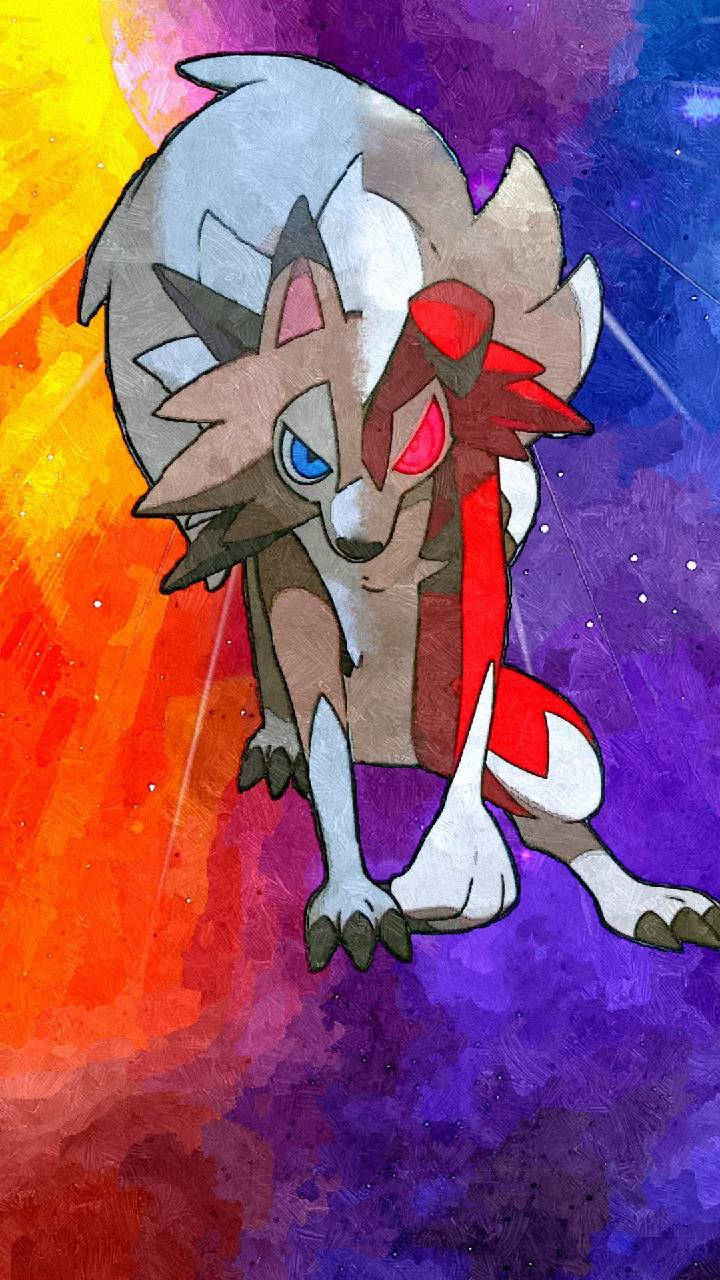 Rockruff Fused Evolution Wallpaper