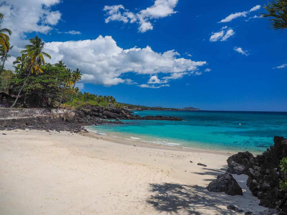 Rocky Shores Of Comoros Wallpaper