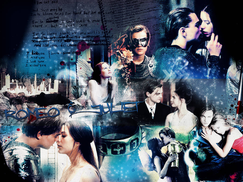 Romeo And Juliet Art Collage Wallpaper