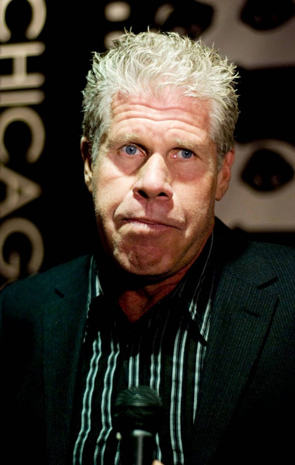 Ron Perlman Cute Face Wallpaper