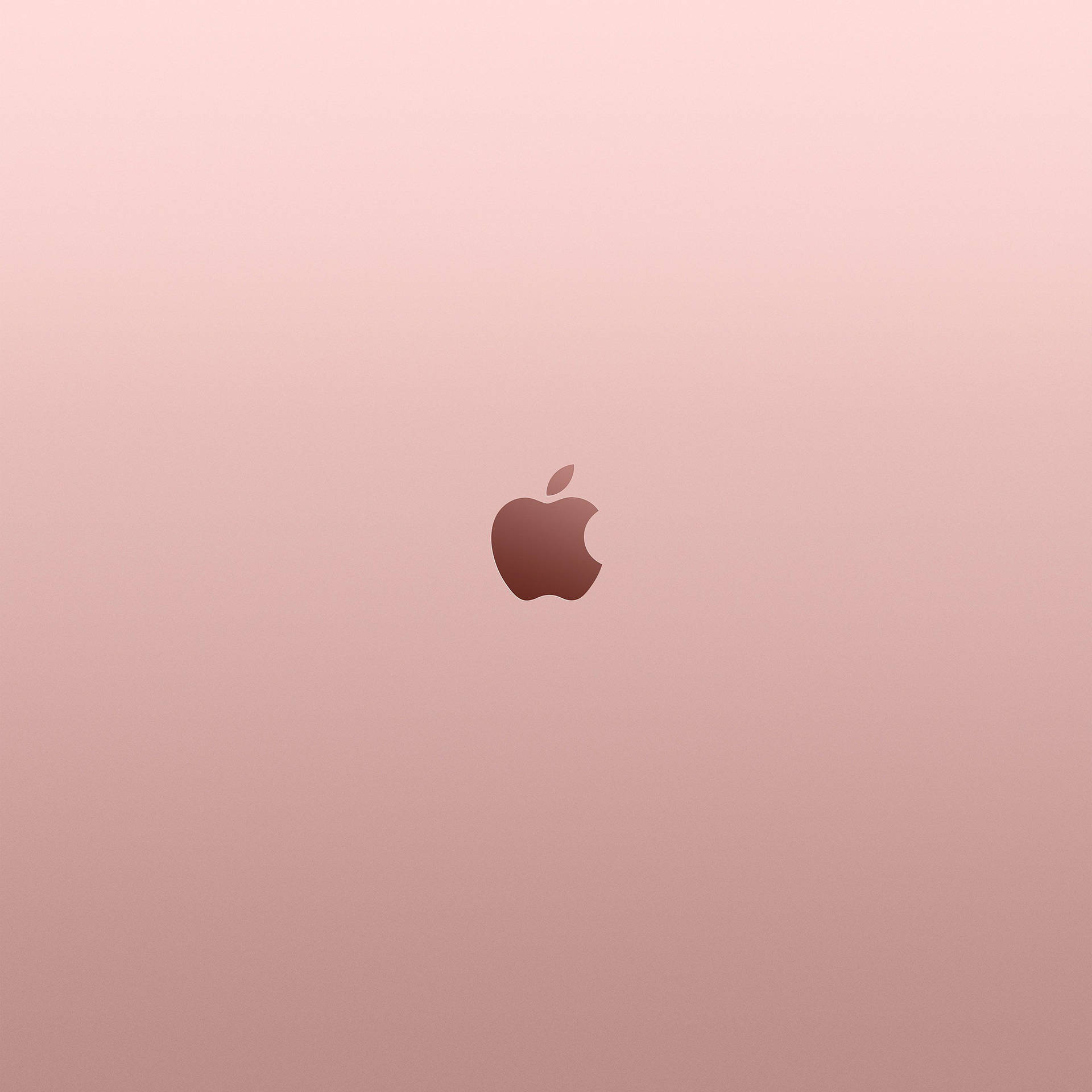 Rose Gold Apple Logo Wallpaper