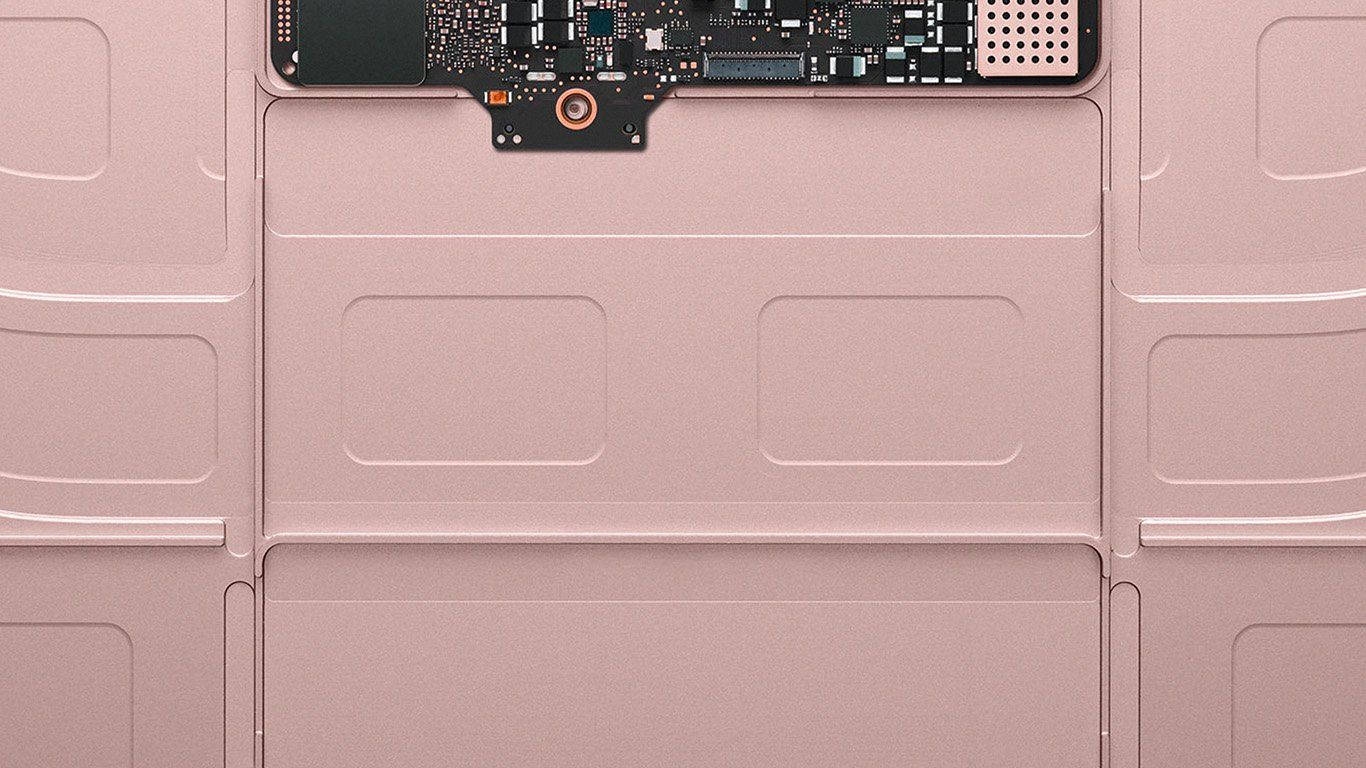 Rose Gold Electronic Parts Wallpaper
