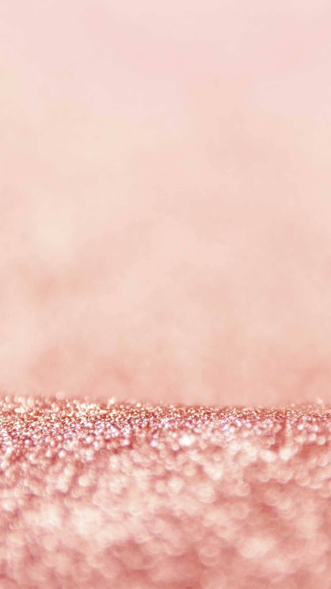 Rose Gold Sparkly Glitters Wallpaper