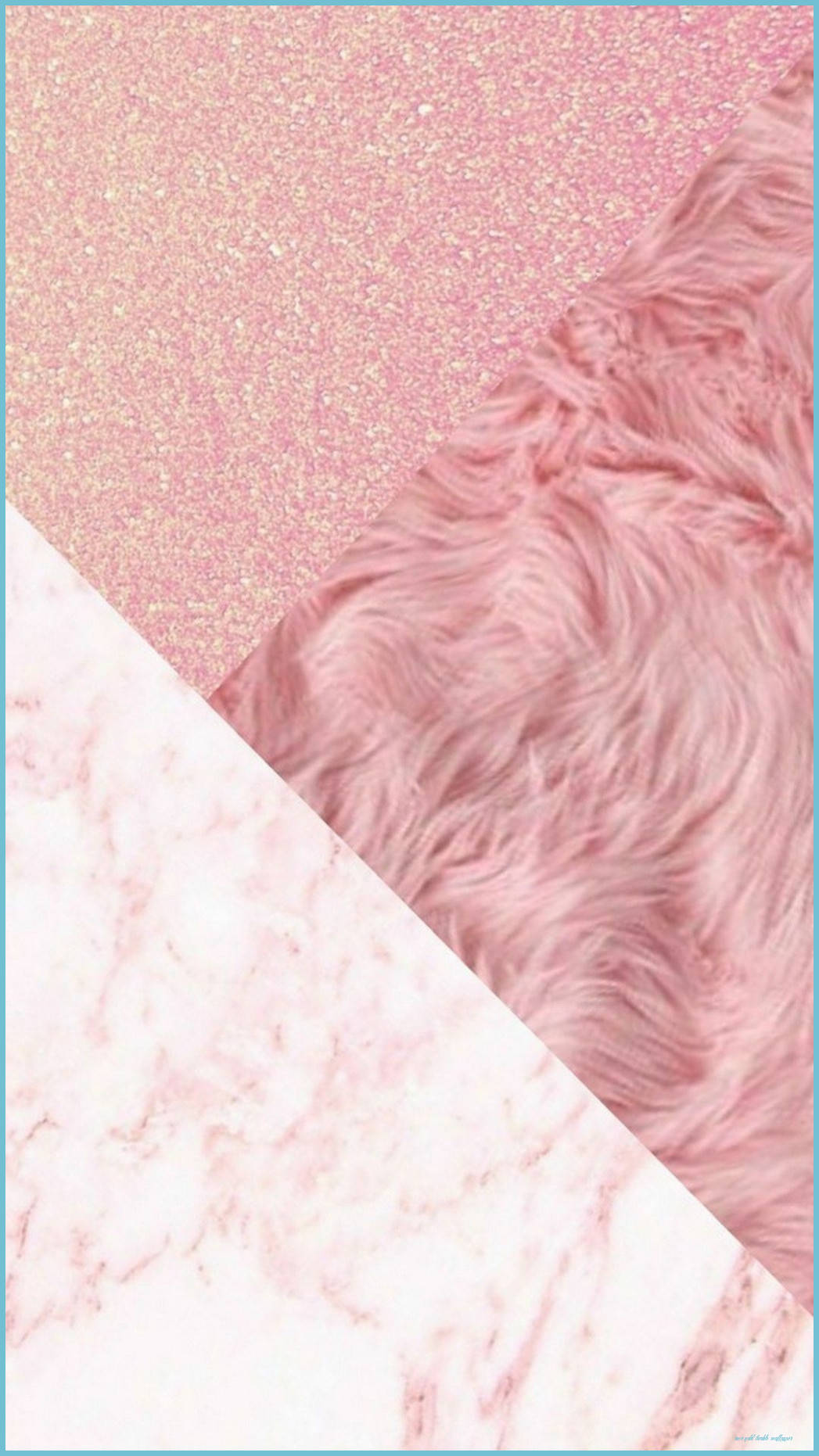 Rose Gold Tumblr Collage Wallpaper