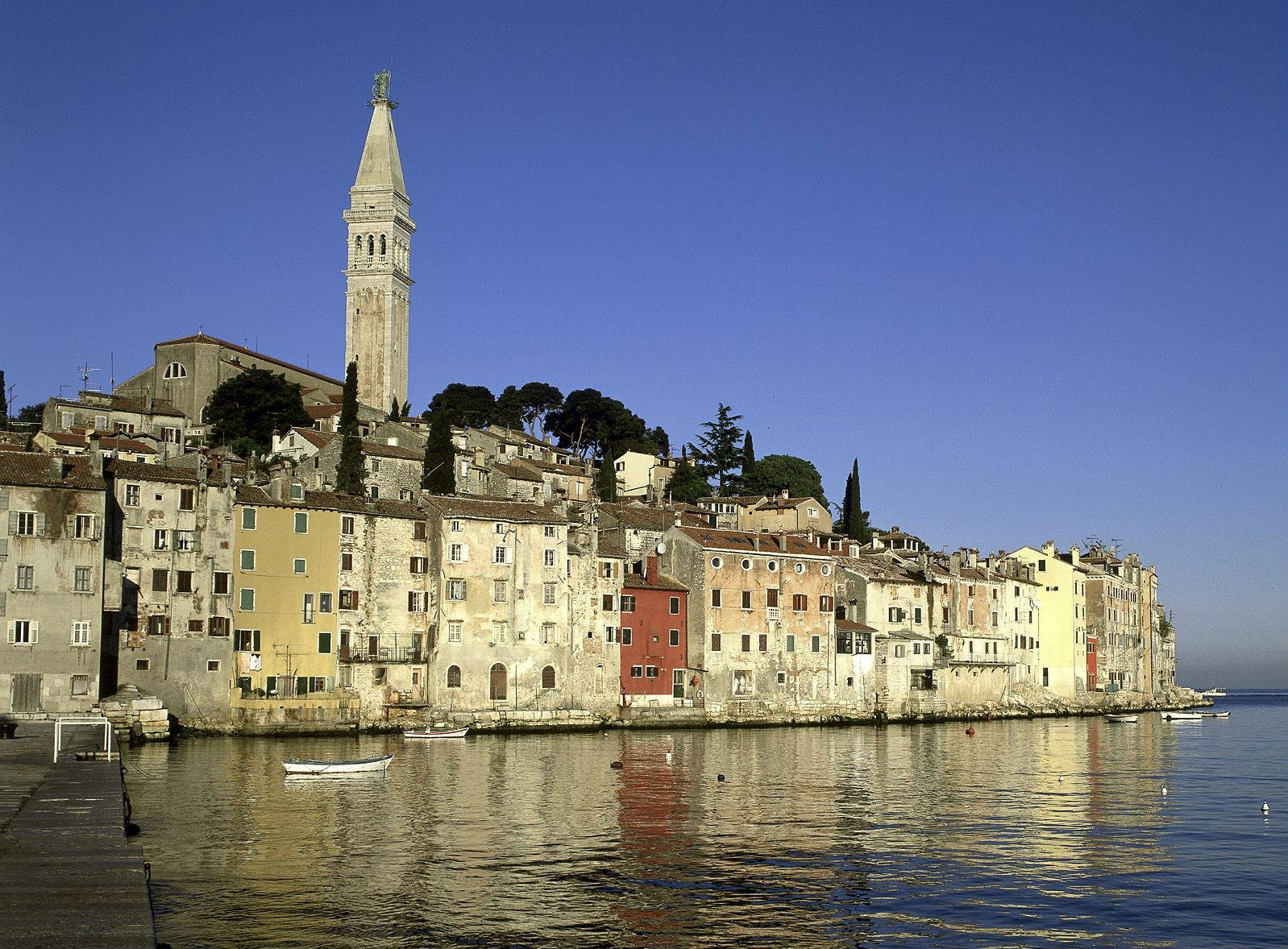 Rovinj Fishing Port Croatia Wallpaper