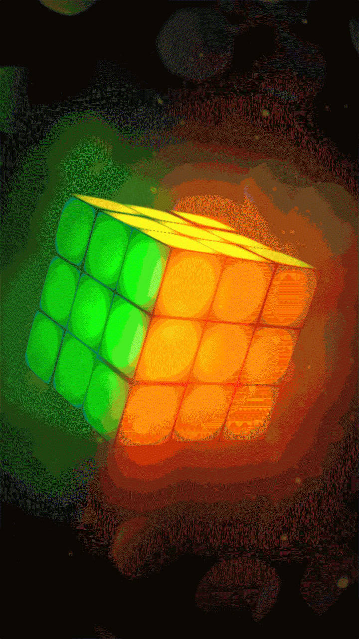 Rubik's Cube Cell Phone Wallpaper