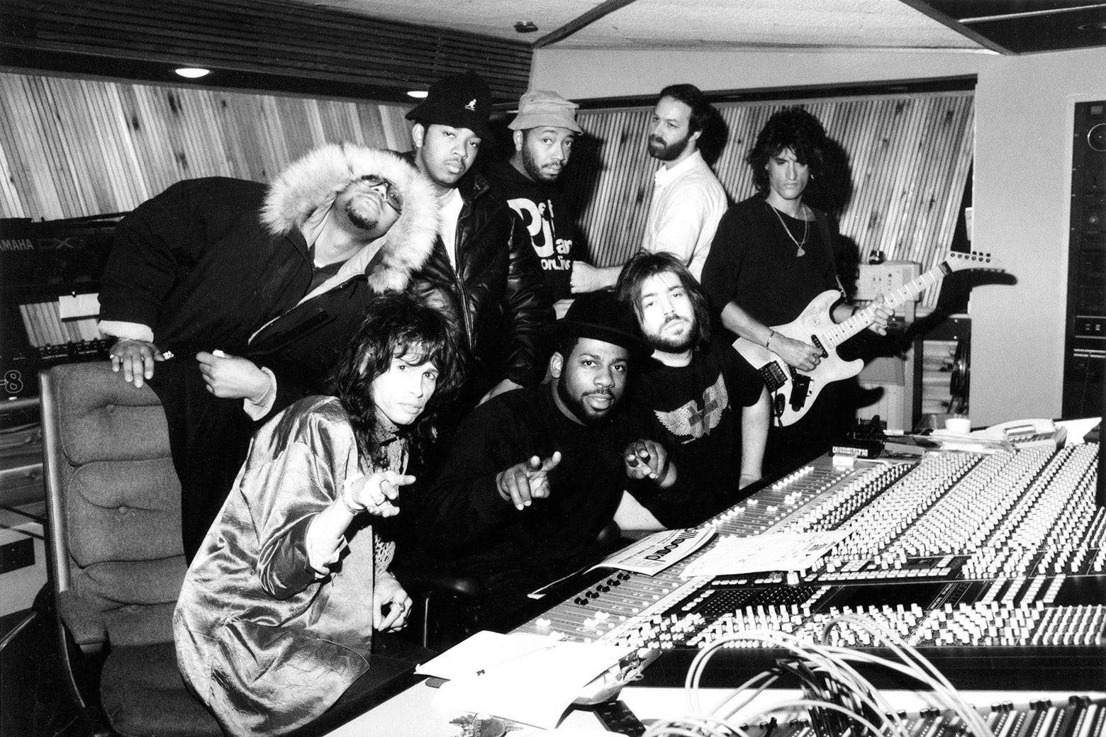 Run D.m.c. Hip Hop Group Studio Wallpaper