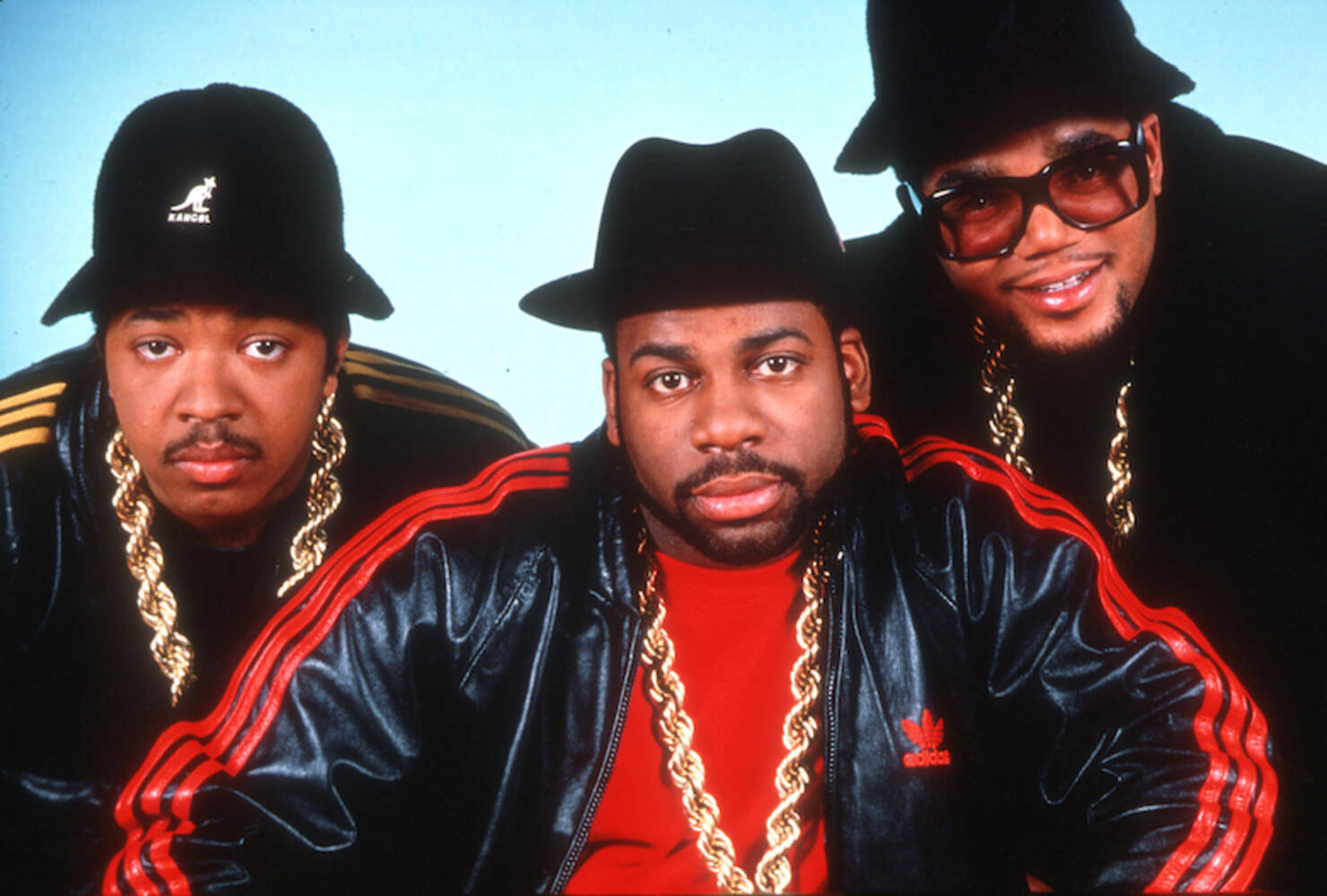 Run D.m.c. Three Hip Hop Artists Wallpaper