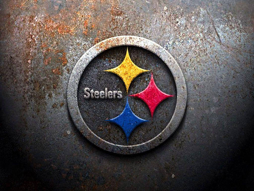 Rusted Metal Pattern Steelers Wallpaper