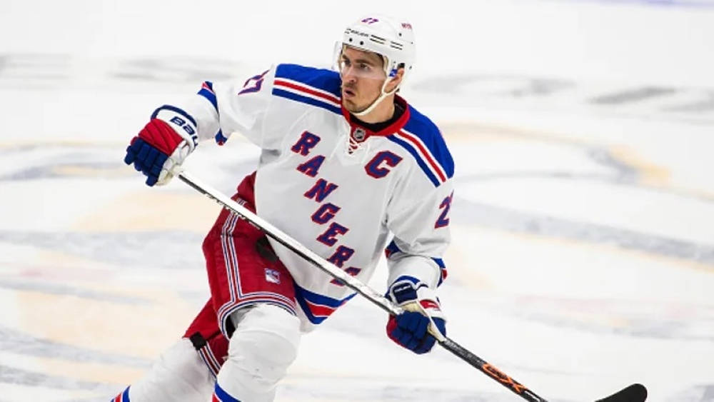 Ryan Mcdonagh New York Rangers Chase Puck Wallpaper