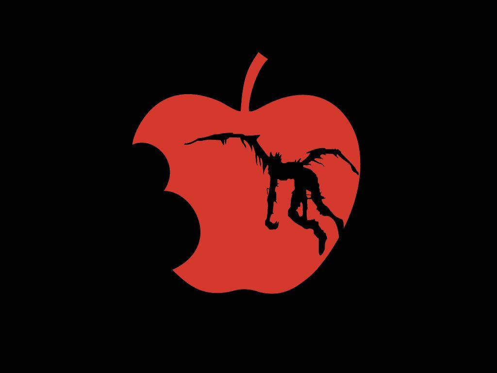 Ryuk Bitten Apple Wallpaper