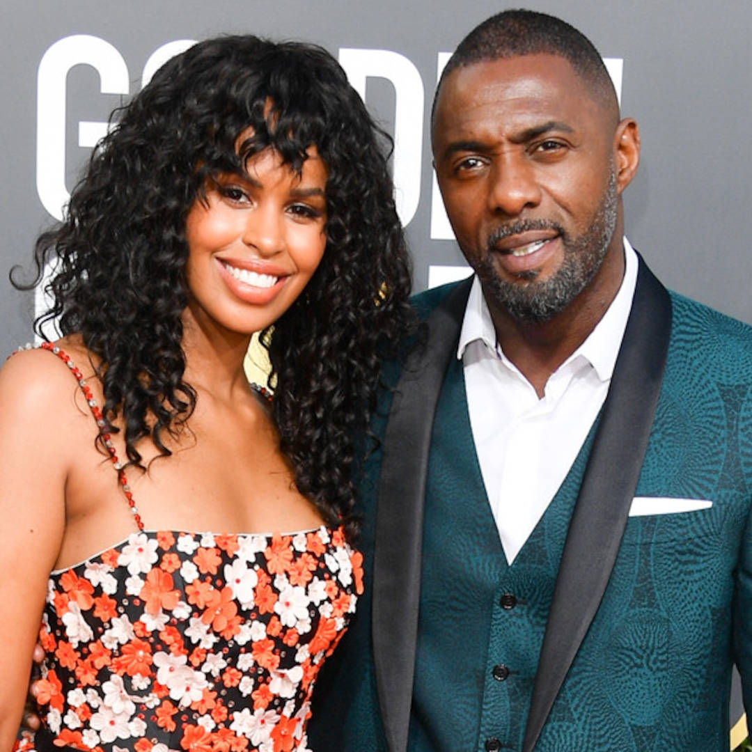 Sabrina And Idris Elba At Golden Globe Awards Wallpaper