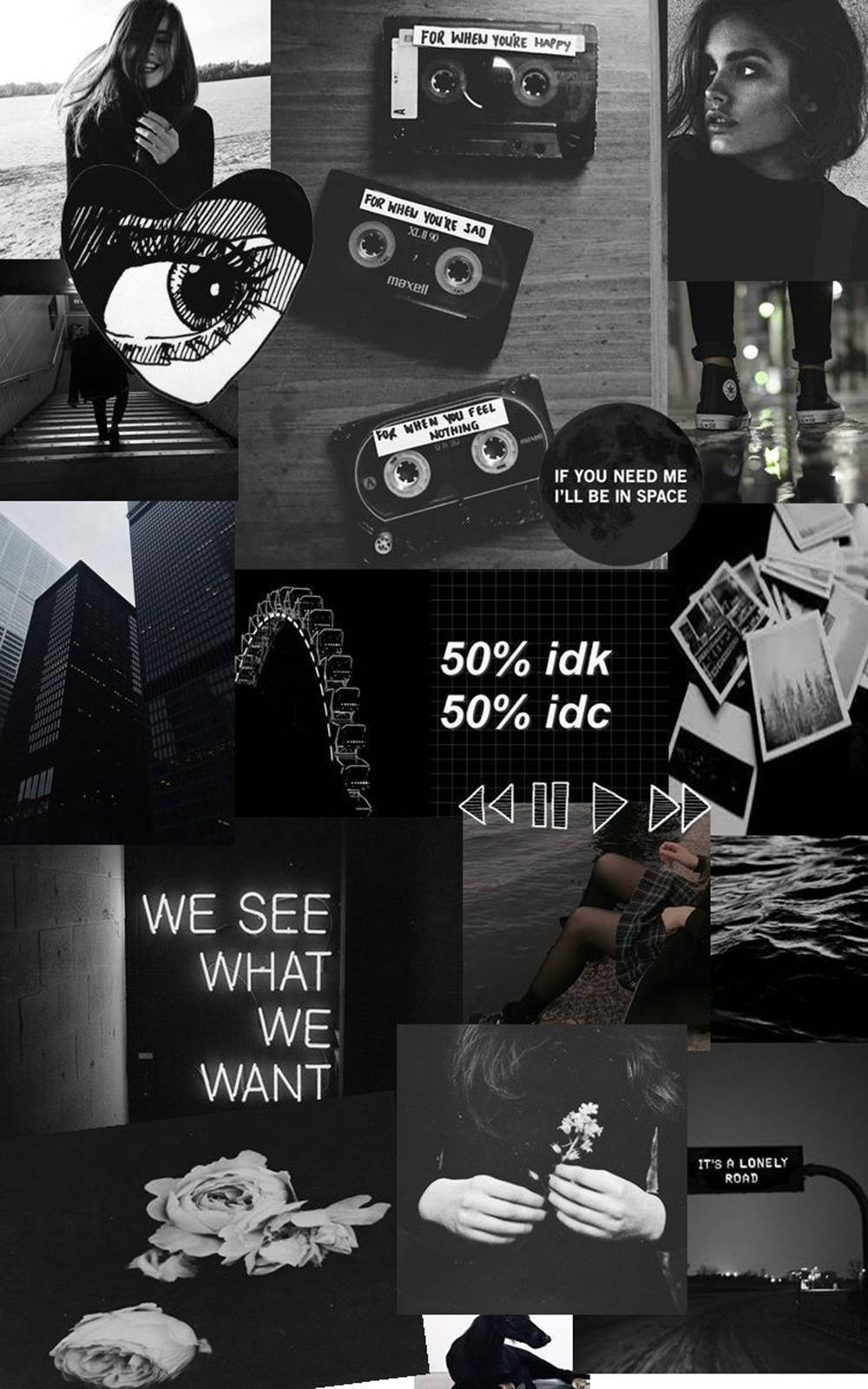 Sad Aesthetic Tumblr Dark Emo Girl Wallpaper