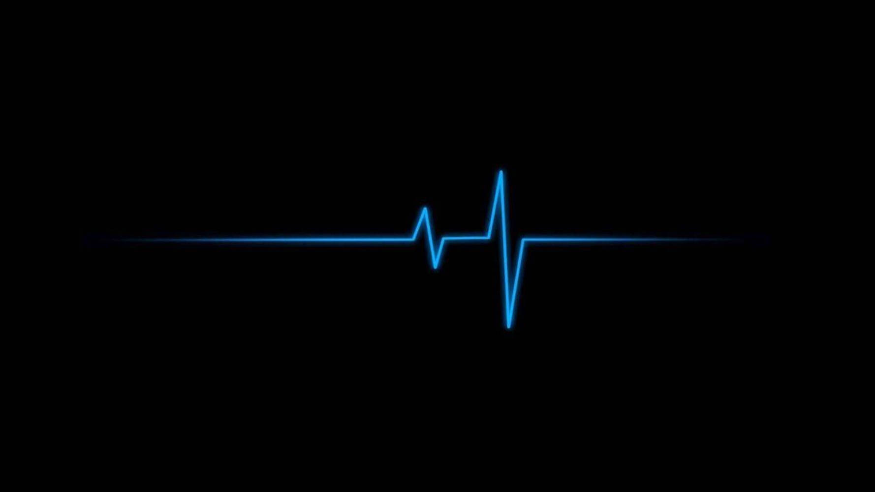 Sad Aesthetic Tumblr Dark Heart Monitor Wallpaper