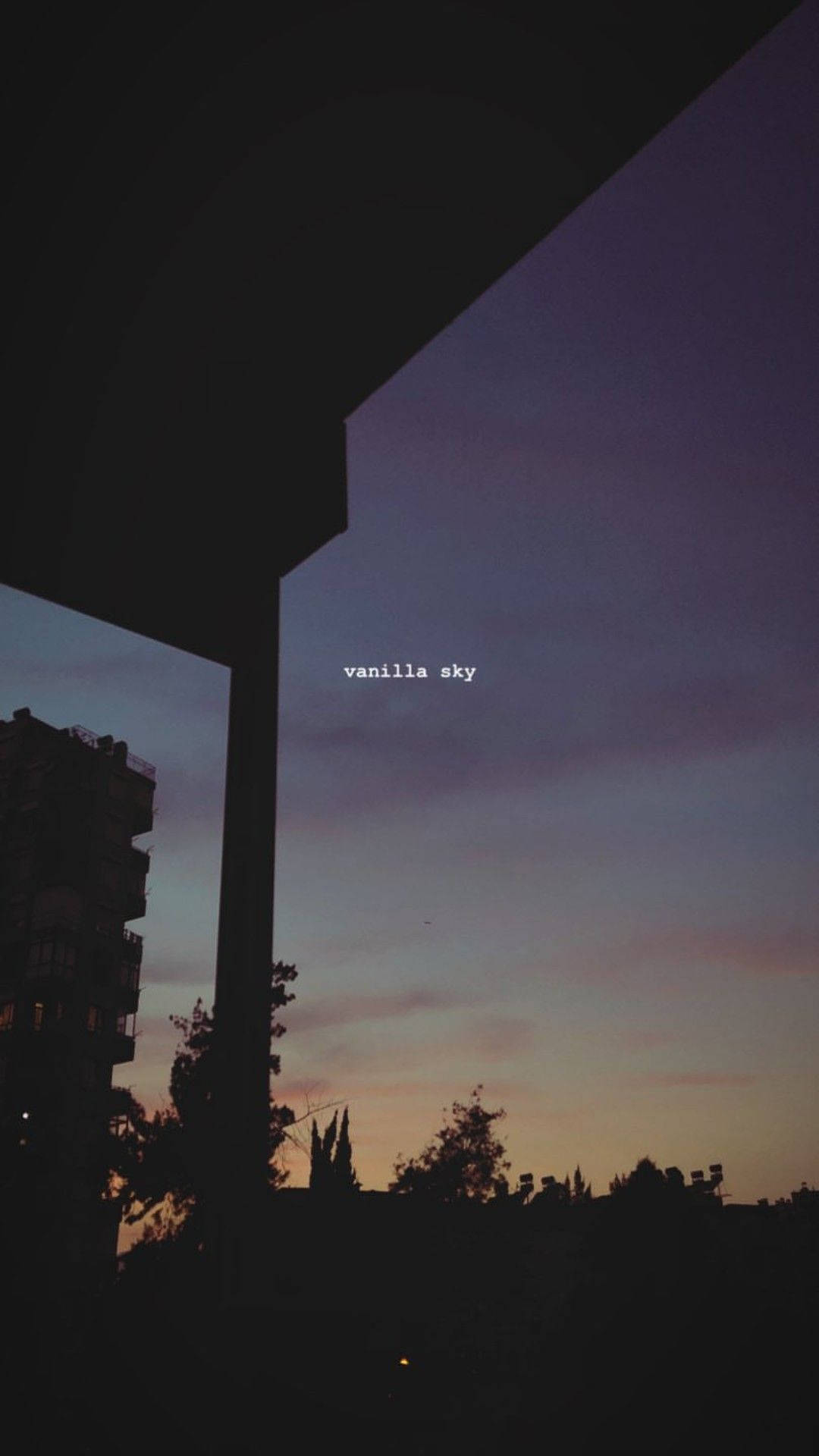 Sad Aesthetic Tumblr Dark Vanilla Sky Wallpaper