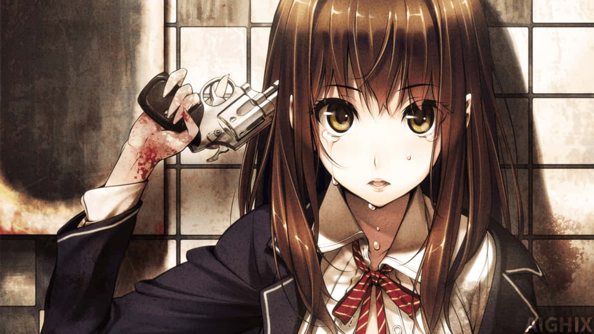 Sad Anime Girl Suicide Wallpaper