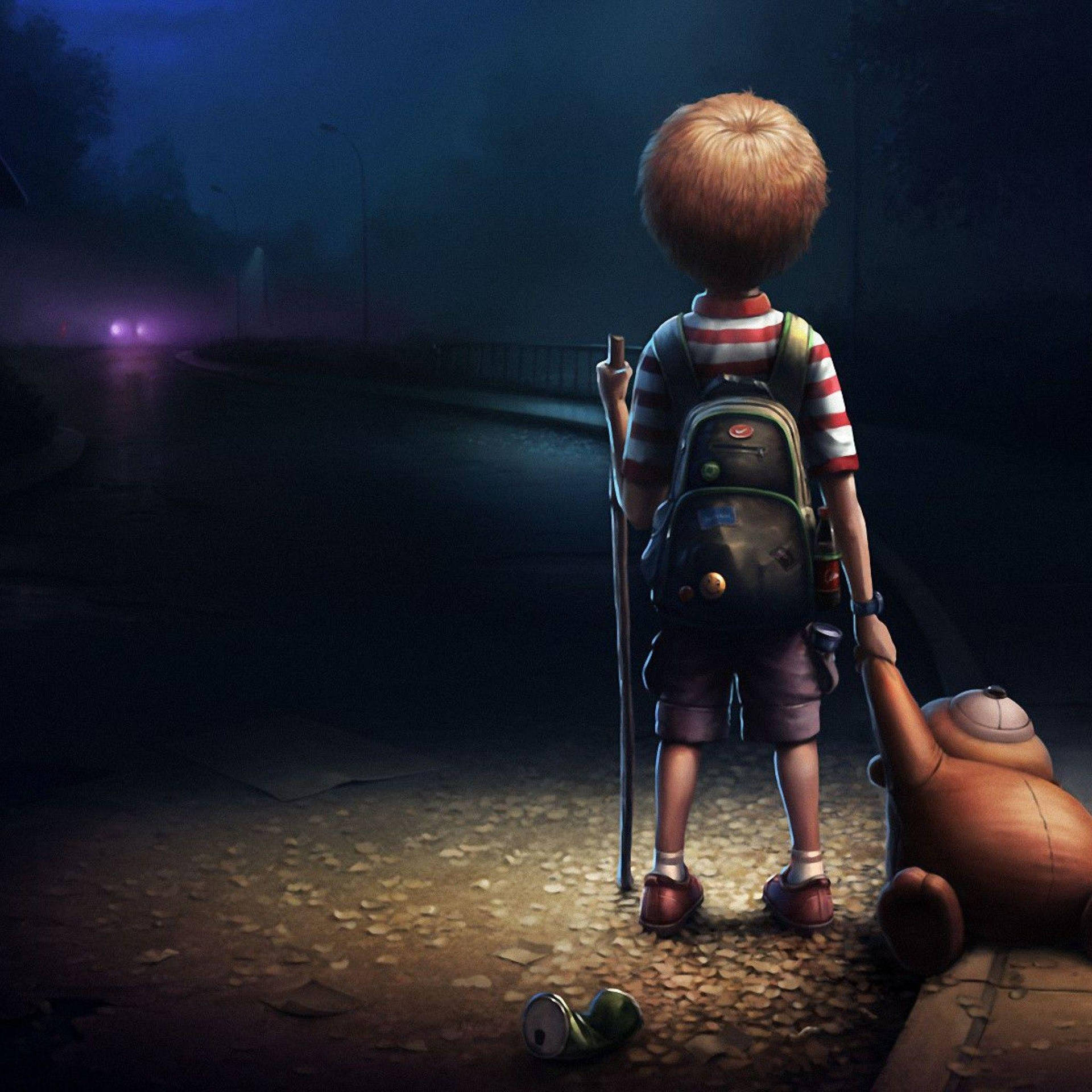 Sad Cartoon Boy Wallpaper WallpapersOK