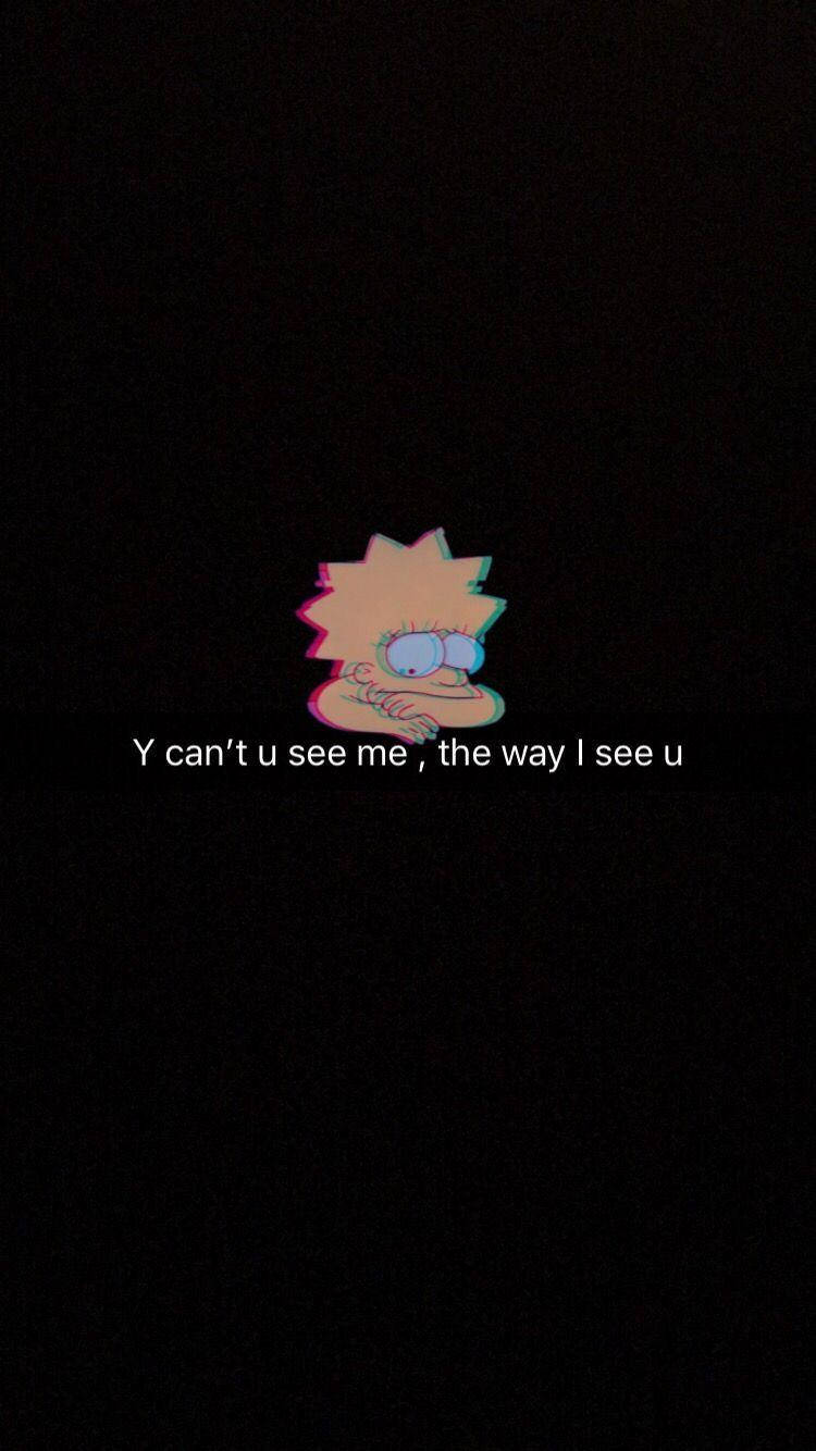 Sad Depressing Lisa Simpson Wallpaper