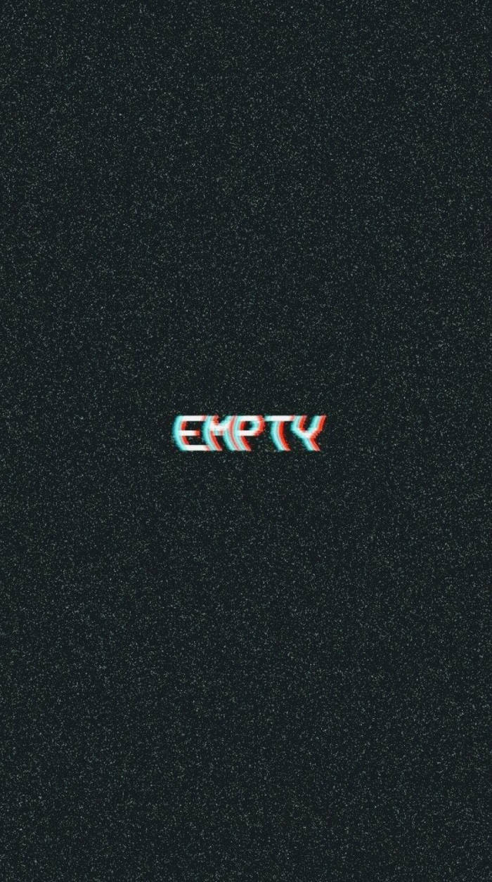 Sad Empty Static Iphone Wallpaper