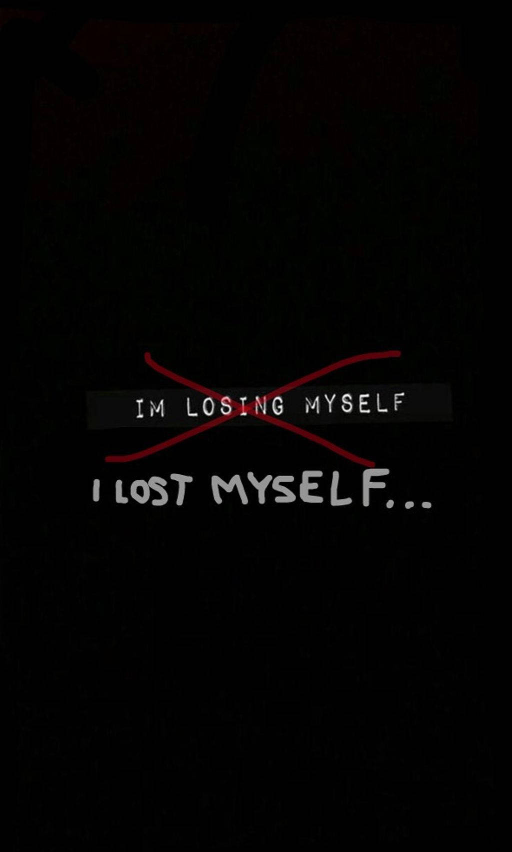 Sad Girl Aesthetic I Lost Myself Wallpaper