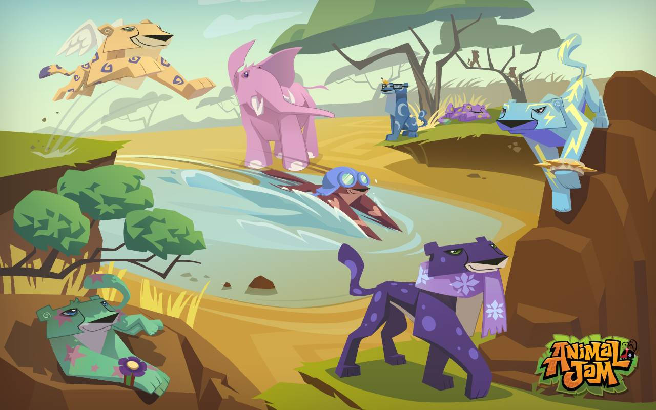 Safari Drawing By Animal Jam Wallpaper